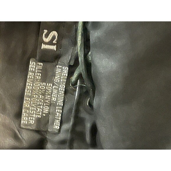 UNIK Leather Apparel Men’s Black Sleeveless Biker Motorcycle Vest Size 38 - Picture 9 of 9